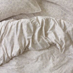 Piglet in Bed Cream Spring Sprig Cotton Duvet Cover
