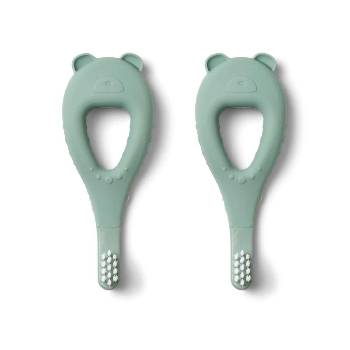 리우드 칫솔 2종 세트 (아기용) - 페퍼민트 | Janelle toothbrush 2-pack - Peppermint