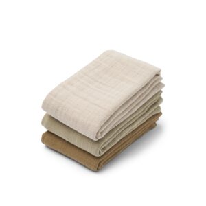 리우드 머슬린 천 3매 세트 - 샌디 | Lewis Muslin Cloth 3-pack - Sandy mix