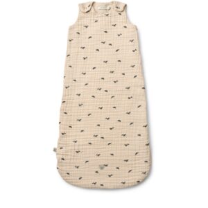 리우드 슬리핑백 (수면조끼) - 샌디 | Flora Printed Sleeping Bag - Mini whale / Sandy