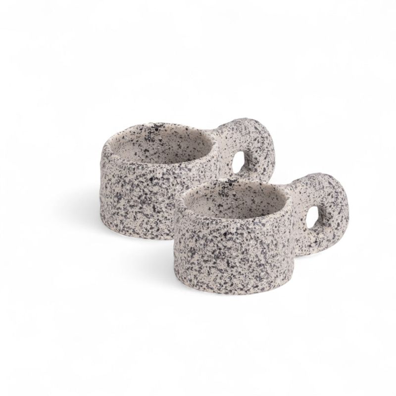 Newlithic Set of 2 Coffee cups | Seletti 이탈리아 디자인