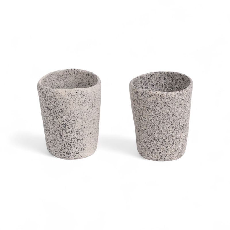 Newlithic Set of 2 glasses | Seletti 이탈리아 디자인
