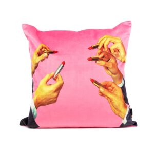 Cushion Pink Lipstick With Plume Padding | Seletti 이탈리아 디자인