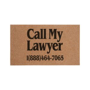 CALL MY LAWYER DOOR MAT | 마켓스튜디오 Other