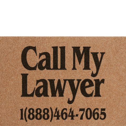CALL MY LAWYER DOOR MAT | 마켓스튜디오 Other - Image 2