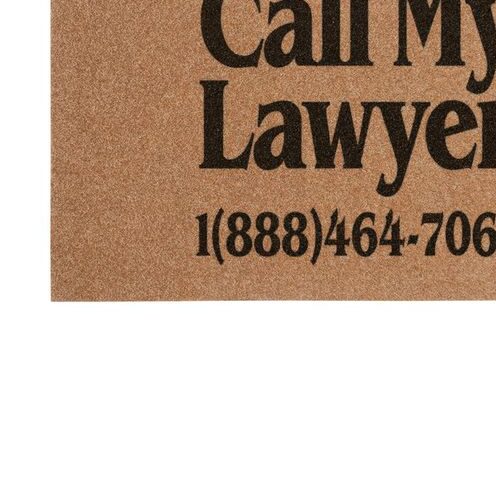 CALL MY LAWYER DOOR MAT | 마켓스튜디오 Other - Image 3