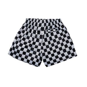 SMILEY CHECKERBOARD MESH SHORTS | 마켓스튜디오 반바지