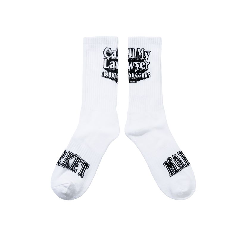 CML CREW SOCKS - WHITE | 마켓스튜디오 양말