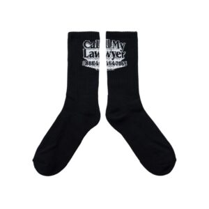 CML CREW SOCKS - BLACK | 마켓스튜디오 양말