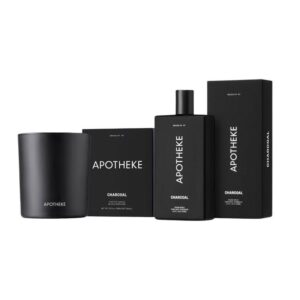 APOTHEKE Charcoal Room Spray and Classic Candle Duo