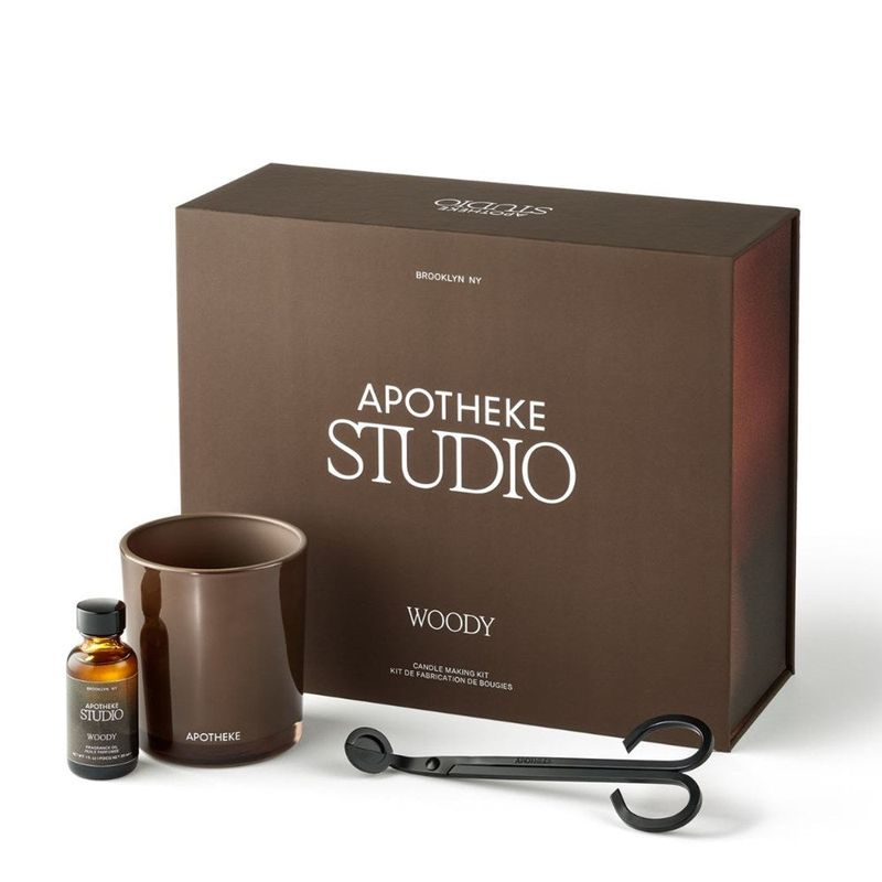 APOTHEKE Woody Candle Making Kit