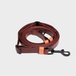 Cloud7 Hands Free Dog Leash BioThane Ipanema Dark Aubergine