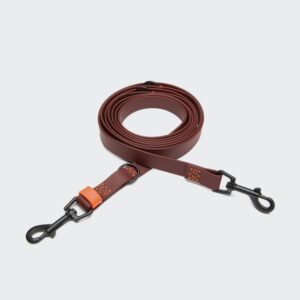 Cloud7 Adjustable Dog Leash BioThane Ipanema Dark Aubergine
