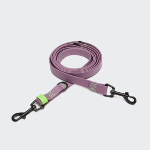 Cloud7 Adjustable Dog Leash BioThane Ipanema Lilac