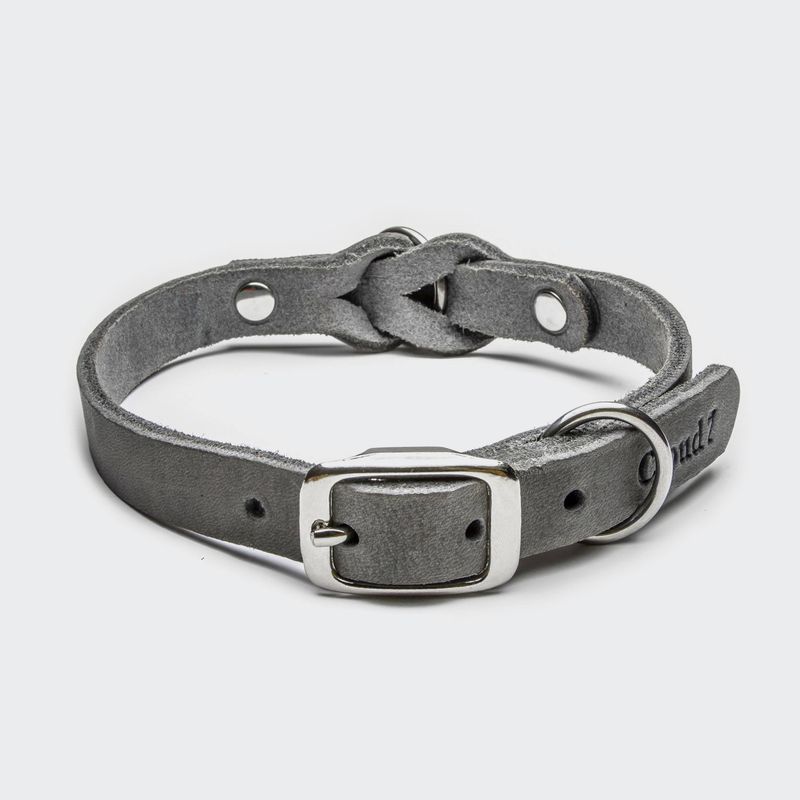 Cloud7 Dog Collar Riverside Park Elephant Silver