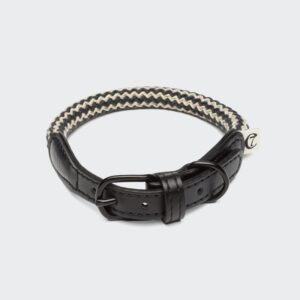 Cloud7 Dog Collar Mauerpark Zigzag Black