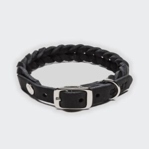 Cloud7 Dog Collar Central Park Black Silver