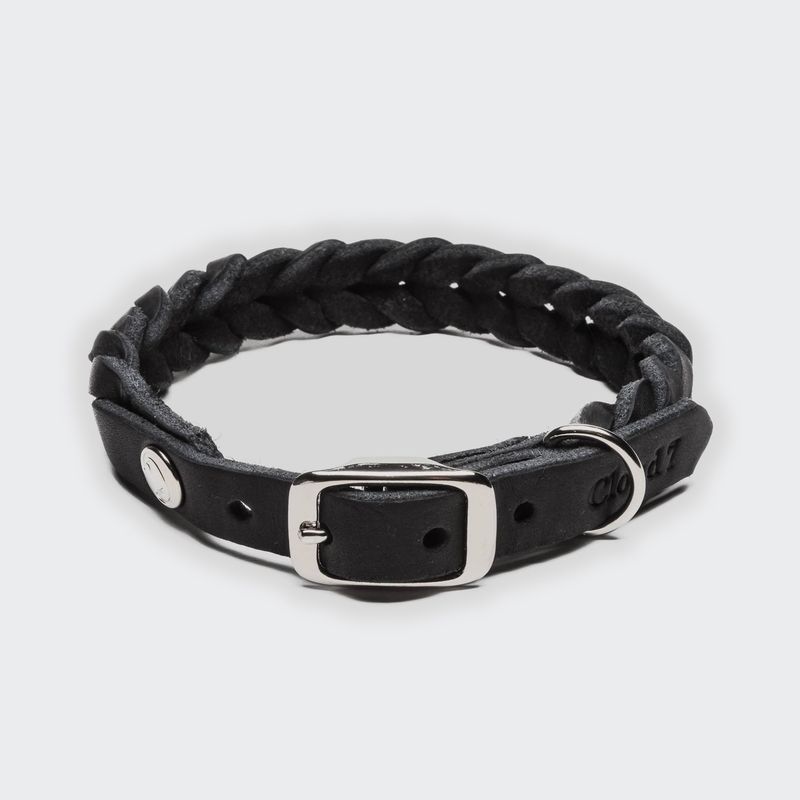 Cloud7 Dog Collar Central Park Black Silver