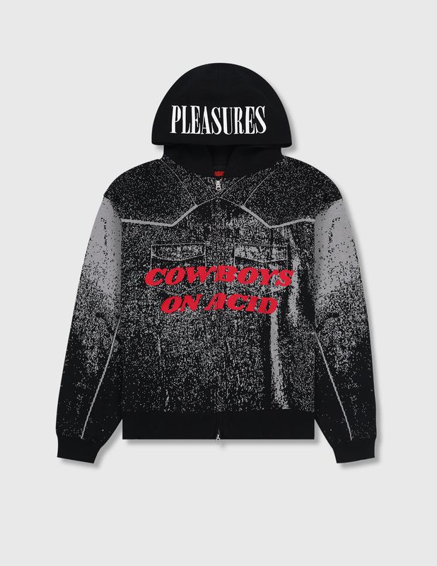 ACID COWBOY KNITTED HOODIE | Pleasures 후드티