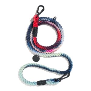 Found My Animal New! The Dioji Cotton Rope Dog Leash, Adjustable - Found My Animal