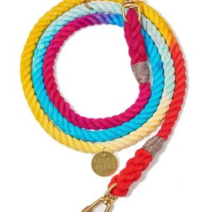 Found My Animal Prismatic Cotton Rope Dog Leash | Adjustable | Found My Animal