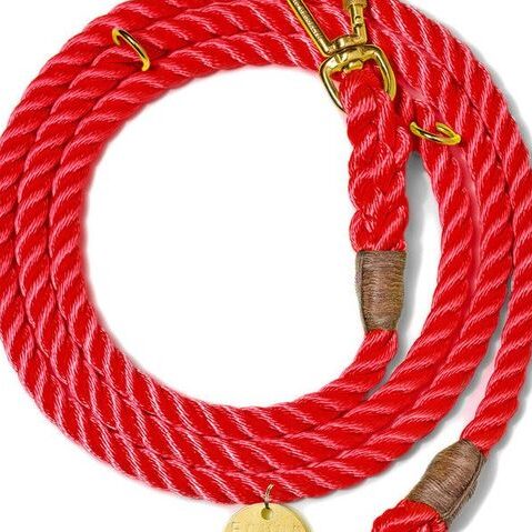 Found My Animal Red Rope Dog Leash, Adjustable - Found my Animal - Image 2