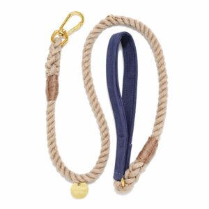 Found My Animal Navy Waxed Cotton Canvas Animal Leash
