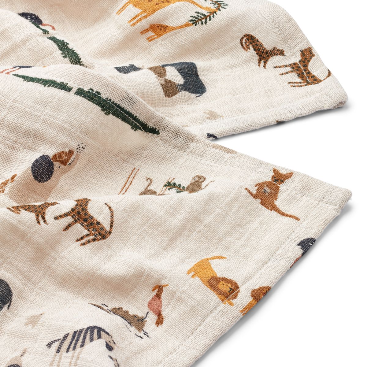 리우드 머슬린 천 2매 세트 - 샌디 | LEWIS Muslin Cloth 2-Pack - All together / Sandy - Image 2