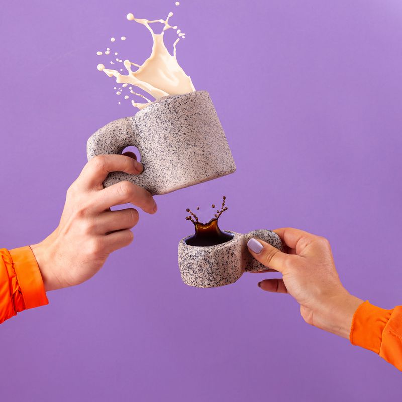 Newlithic Set of 2 Coffee cups | Seletti 이탈리아 디자인 - Image 2