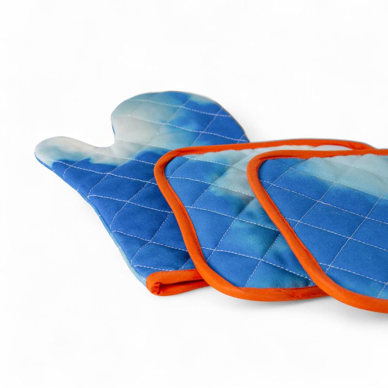 3-piece kitchen set: oven mitt and pot holders - CIELO | Seletti 이탈리아 디자인 - Image 2