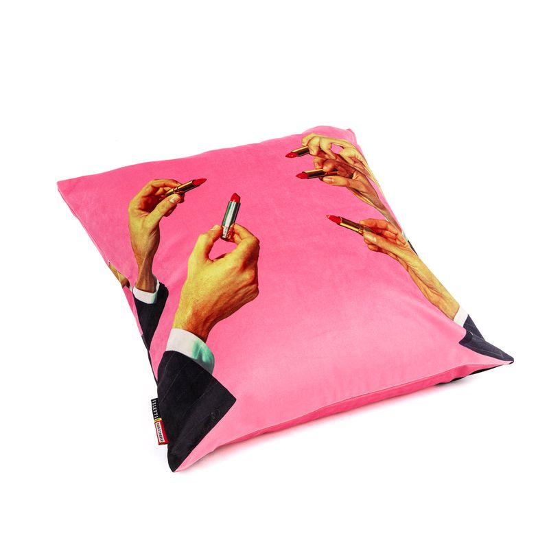 Cushion Pink Lipstick With Plume Padding | Seletti 이탈리아 디자인 - Image 2
