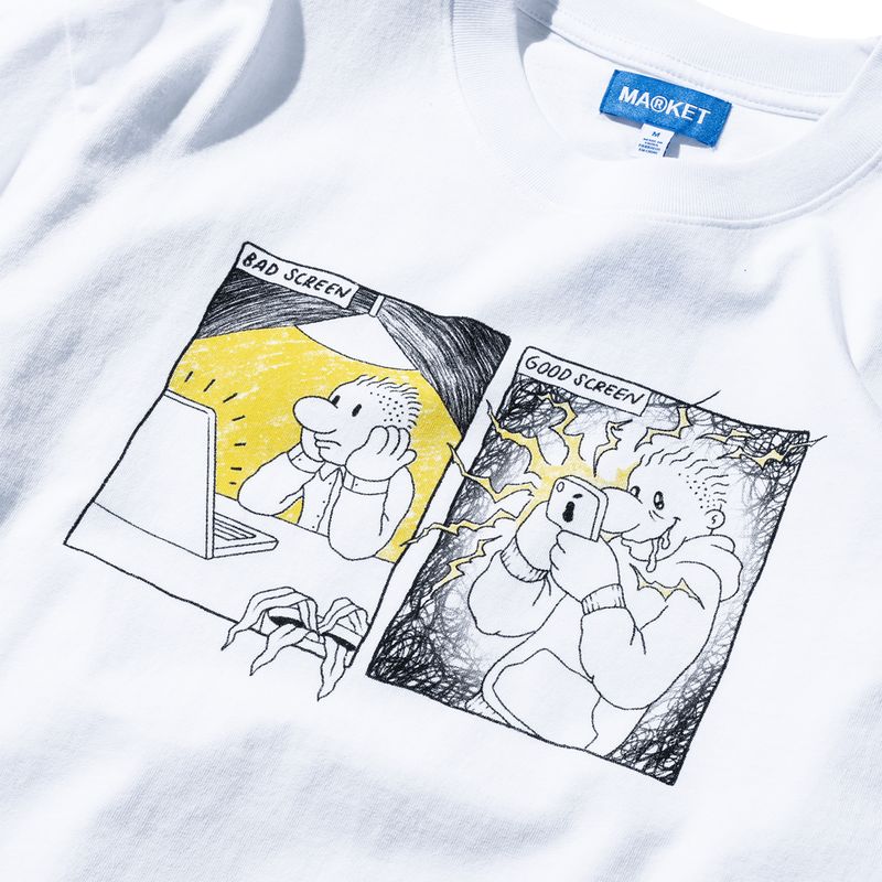 GOOD SCREEN COMIC T-SHIRT | 마켓스튜디오 티셔츠 - Image 2
