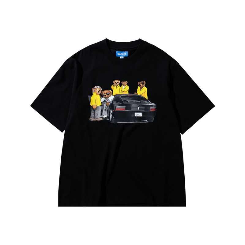 HIGH SECURITY BEAR T-SHIRT | 마켓스튜디오 티셔츠 - Image 2