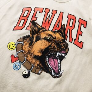 SMILEY BEWARE MY COLLAR T-SHIRT | 마켓스튜디오 티셔츠