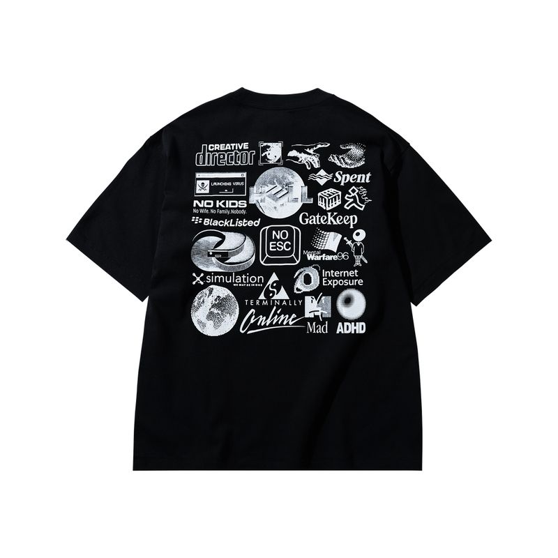 TERMINALLY ONLINE T-SHIRT | 마켓스튜디오 티셔츠 - Image 2