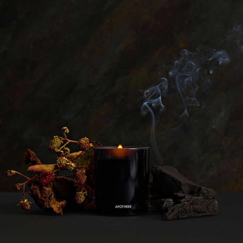 APOTHEKE Charcoal Petite Candle - Image 2