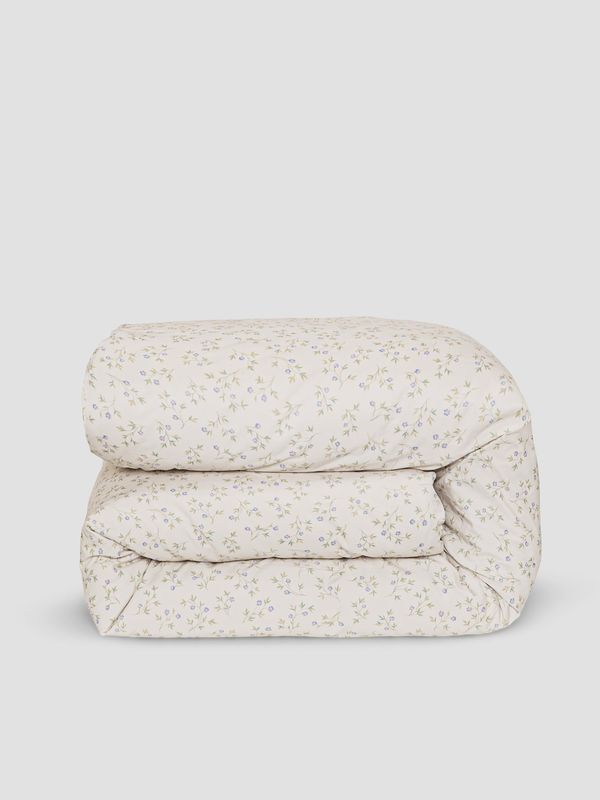 Piglet in Bed Cream Spring Sprig Cotton Duvet Cover - Image 2