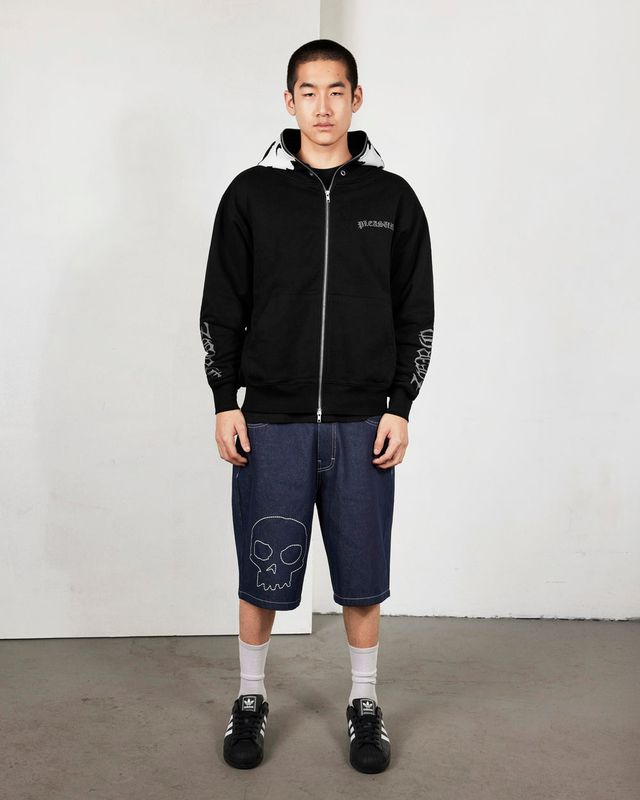 BALACLAVA ZIP HOODIE | Pleasures 후드티 - Image 3