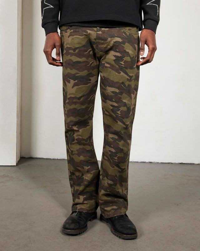 CAMO FLARE JEANS | Pleasures Other - Image 3