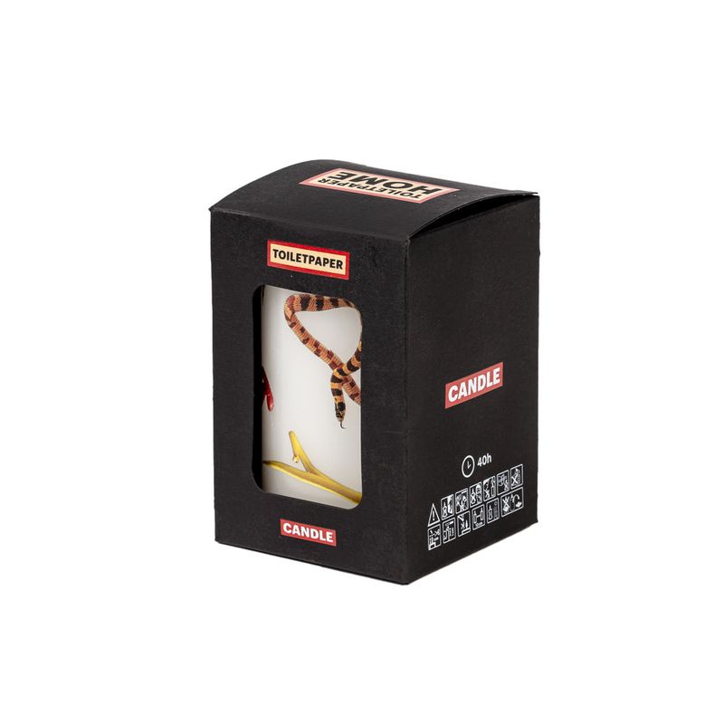 TOILETPAPER Large Candle SNAKES WHITE | Seletti 이탈리아 디자인 - Image 3