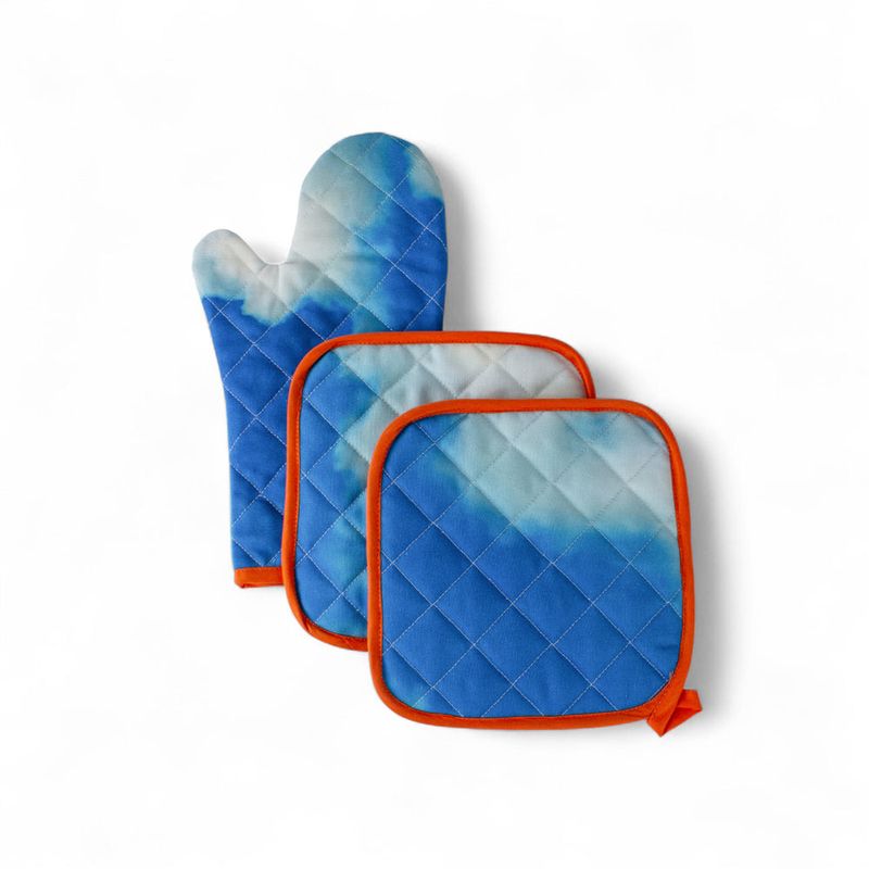 3-piece kitchen set: oven mitt and pot holders - CIELO | Seletti 이탈리아 디자인 - Image 3