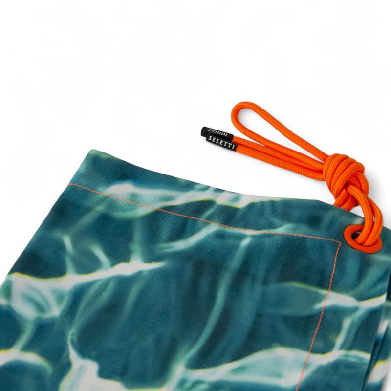 Cotton table runner - Cm 50X150 ACQUA | Seletti 이탈리아 디자인 - Image 3