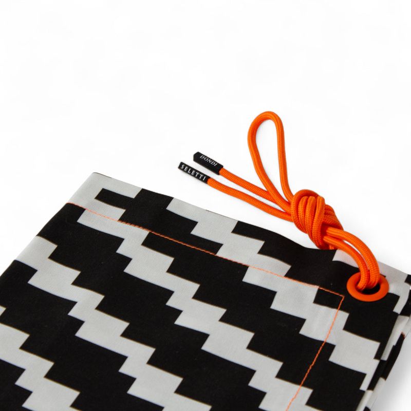 Cotton table runner - Cm 50X150 OPTICAL | Seletti 이탈리아 디자인 - Image 3