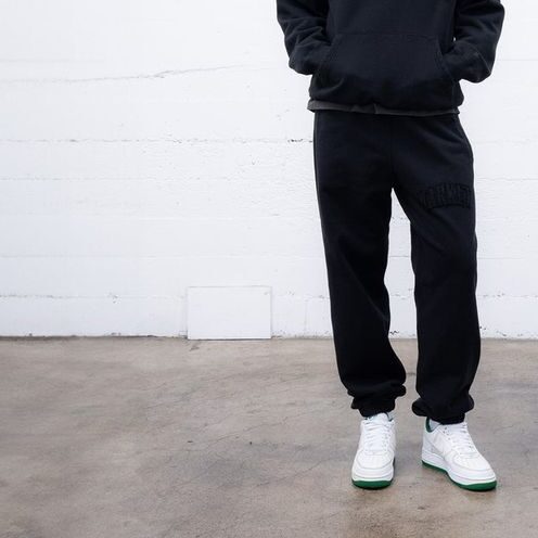 WASHED ARC SWEATPANTS | 마켓스튜디오 조거팬츠 - Image 3