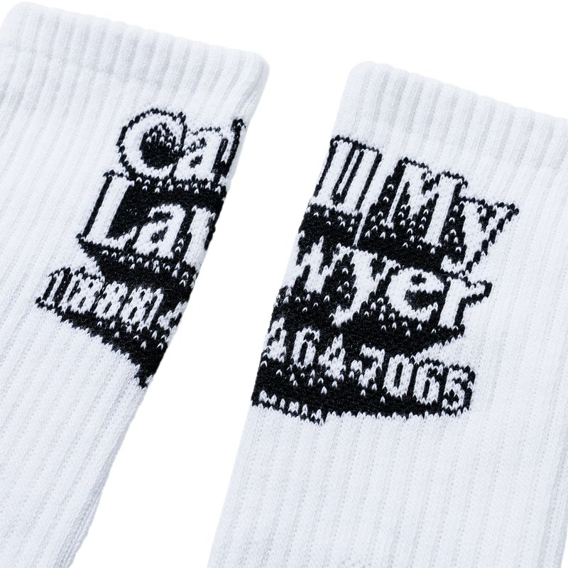 CML CREW SOCKS - WHITE | 마켓스튜디오 양말 - Image 3