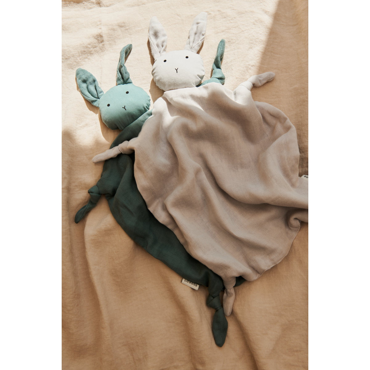 리우드 베이비 인형 손수건 - 토스카니 로즈 | Agnete Cuddle Cloth - Rabbit tuscany rose - Image 3