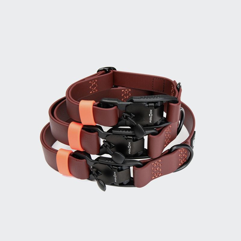 Cloud7 Dog Collar BioThane Ipanema Dark Aubergine - Image 3