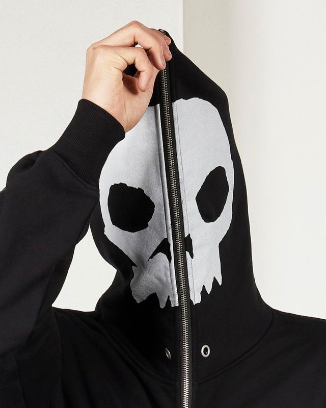BALACLAVA ZIP HOODIE | Pleasures 후드티 - Image 4