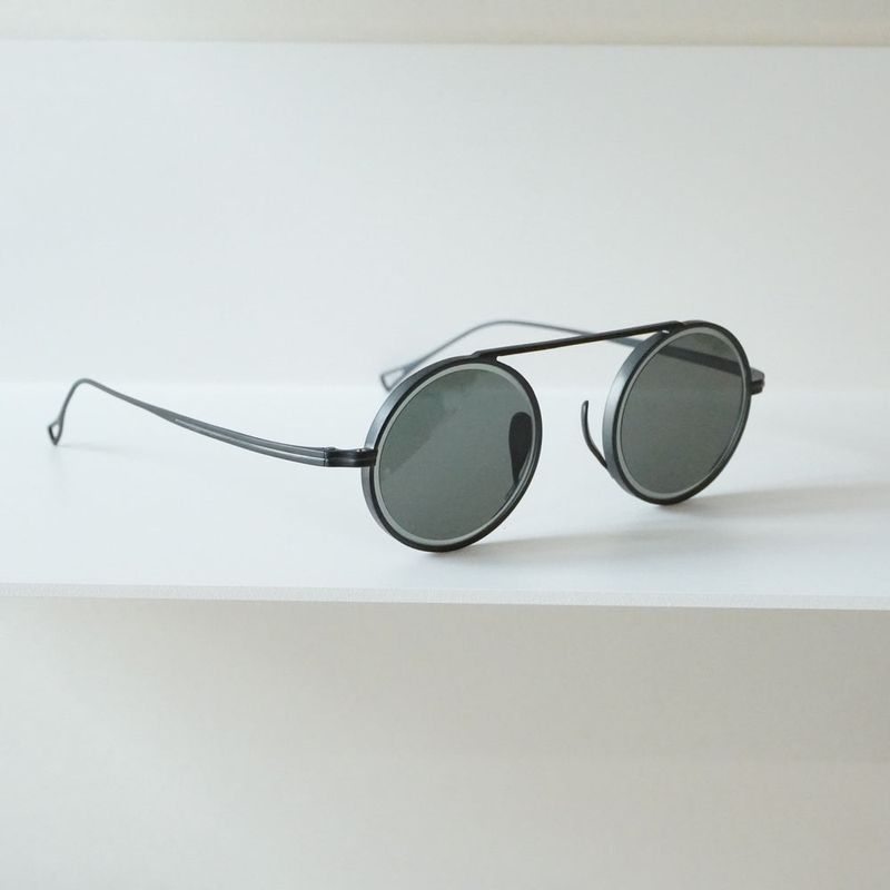 KMN 9500 SUN (MBK) | 카메만넨 일본 핸드메이드 안경 - Image 4
