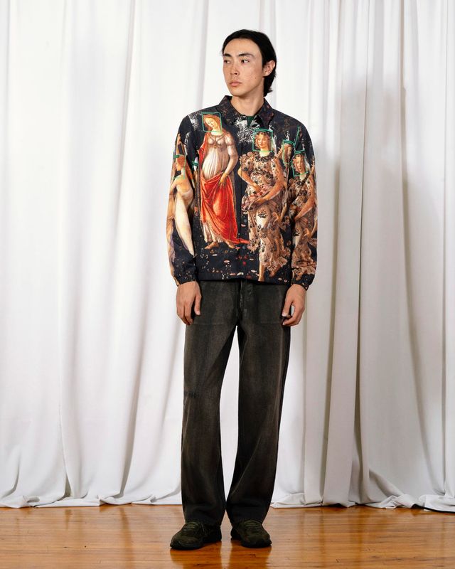 FACIAL COACH JACKET | Pleasures 아우터 - Image 4